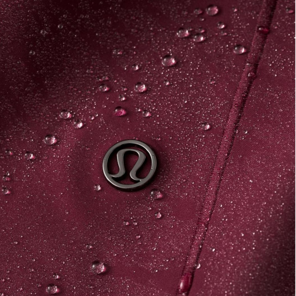 Lululemon Glyde Along Softshell Hooded Jacket Deep Ruby LIKE NEW - Picture 6 of 13